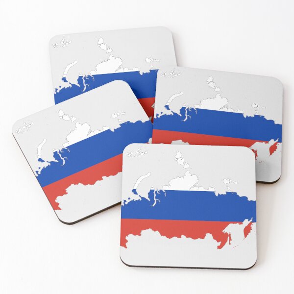 Item preview, Flag Map of Russia, Russia Map Outline with National Flag Inside designed and sold by mashmosh.