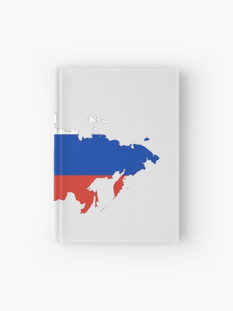 Premium Vector  A map of russia with the russian flag on it.