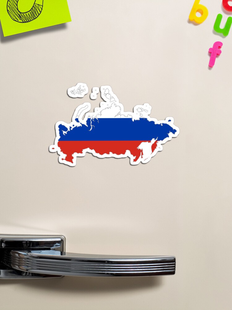 Russian Russia Flag Car Magnet Decal 4 x 6 Heavy Duty for Car