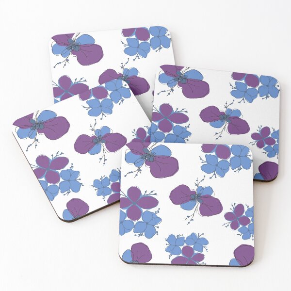 Item preview, floral design - purple and blue  designed and sold by Tylerd9596.
