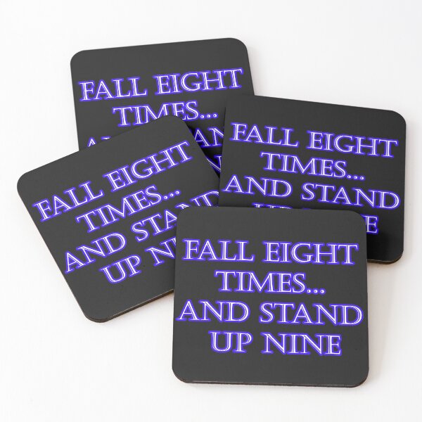 Item preview, Fall eight times and stand up nine designed and sold by Snow Designer.
