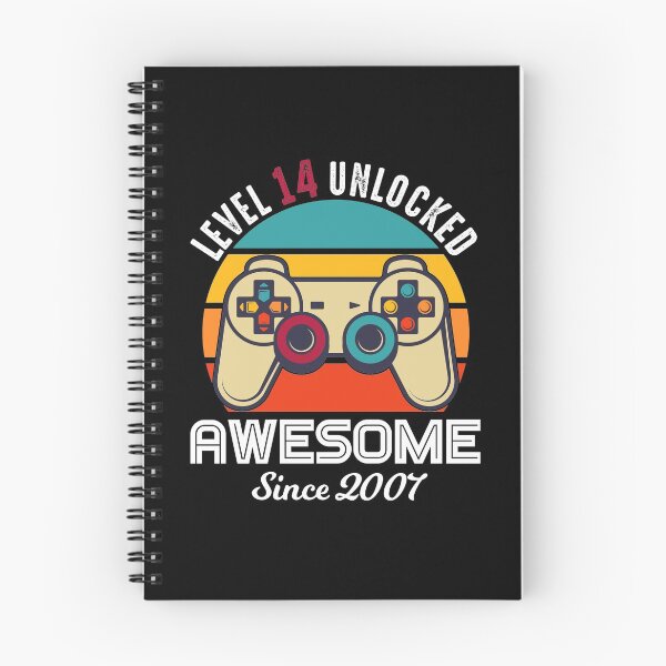 Item preview, Level 14 Unlocked Birthday Awesome Since 2007 designed and sold by RandomStuffShop.