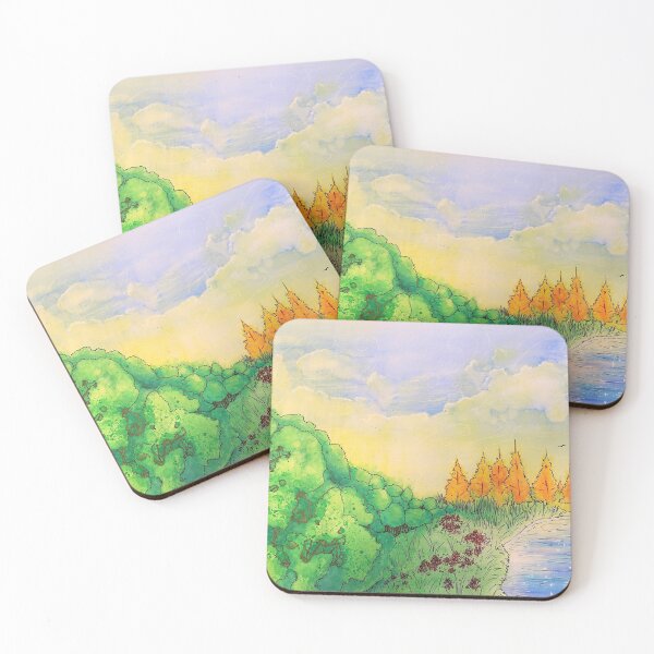 Item preview, Distant Bright Pines designed and sold by PicturePanda.