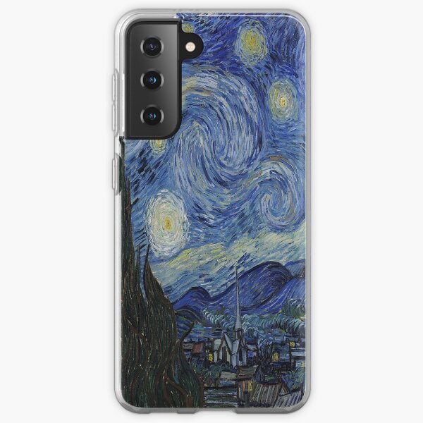 La noche estrellada de Vincent van Gogh Funda blanda para Samsung Galaxy
