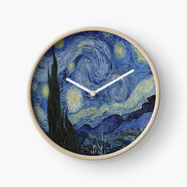 The Starry Night by Vincent van Gogh Clock