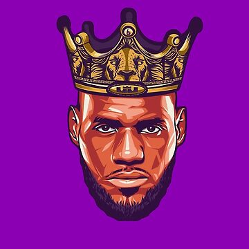 LeBron James Jersey | Art Board Print