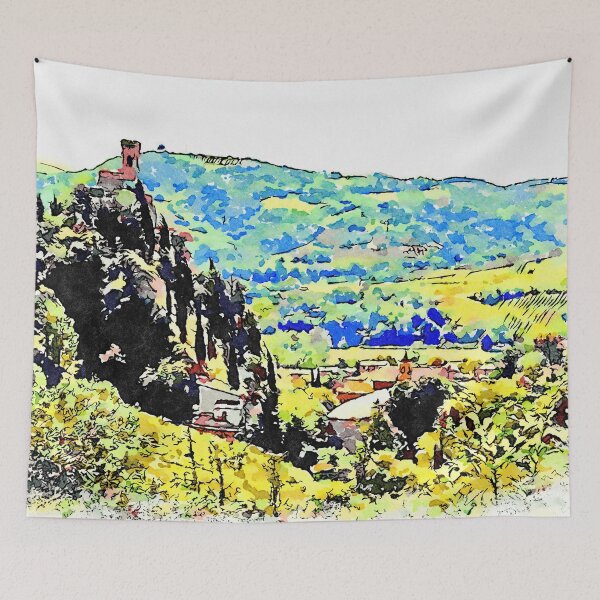 Item preview, Brisighella: clock tower an landscape designed and sold by Giuseppe Cocco.