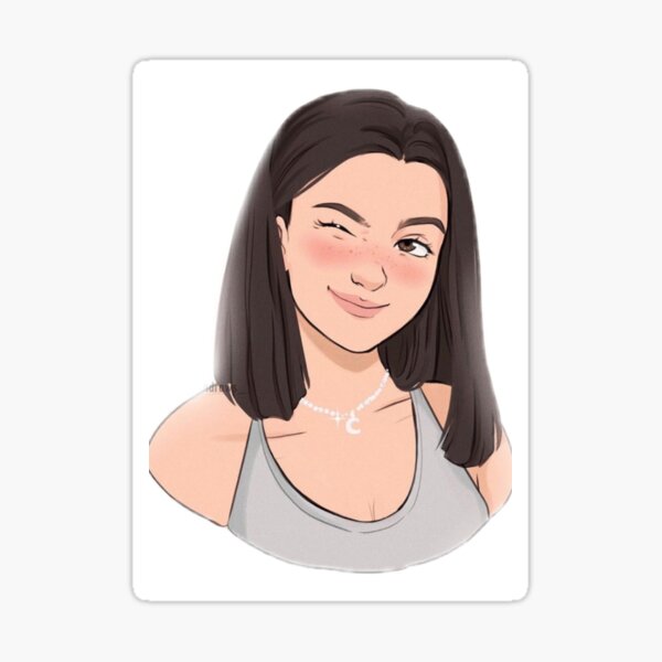 Charlie Damelio Cute Sticker