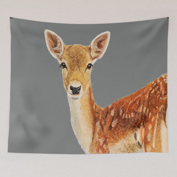 Item preview, Fallow Deer Woodland animal design designed and sold by IslesArt.