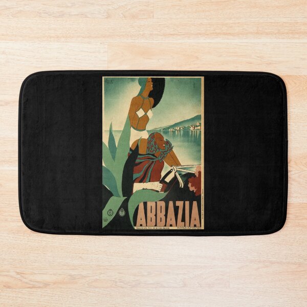 Item preview, retro classic Abbazia poster designed and sold by CorasPosters.