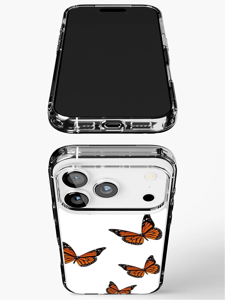 Aperçu 3 sur 5. Coque iPhone avec l'œuvre Papillon créée et vendue par CatsyDesign.