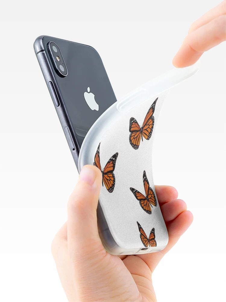 Aperçu 4 sur 5. Coque iPhone avec l'œuvre Papillon créée et vendue par CatsyDesign.