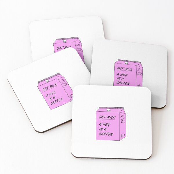 Item preview, Oat Milk- A hug in a carton (pink) designed and sold by Anna Prendergast.