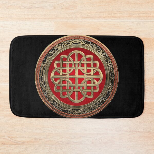 Item preview, Sacred Celtic Gold Knot Cross over Black Velvet designed and sold by Serge Averbukh Art Studio.