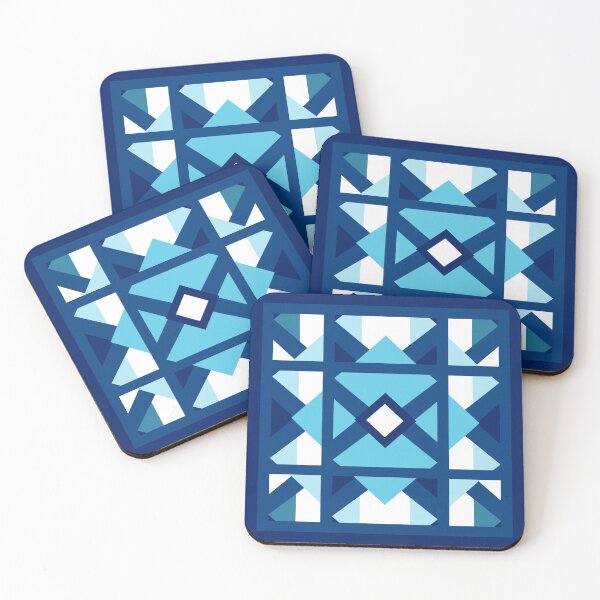 Item preview, blue rhombus, blue rhombus... designed and sold by emi.