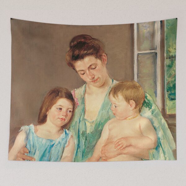 Item preview, Young Mother and Two Children By Mary Cassatt designed and sold by sunny-007.