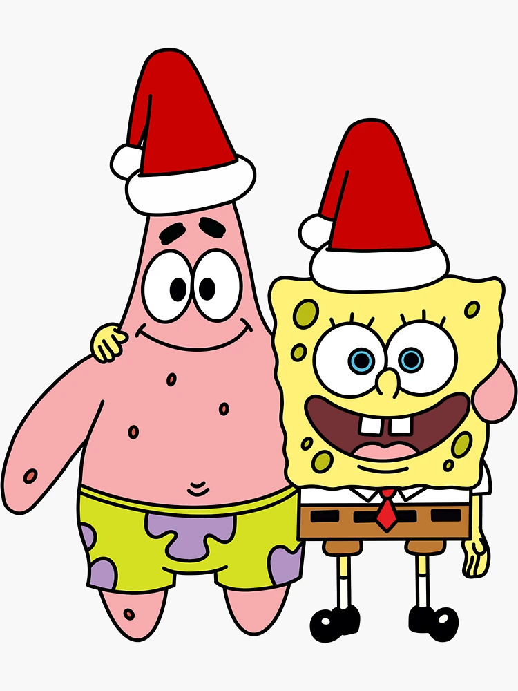 Christmas Spongebob and Patrick