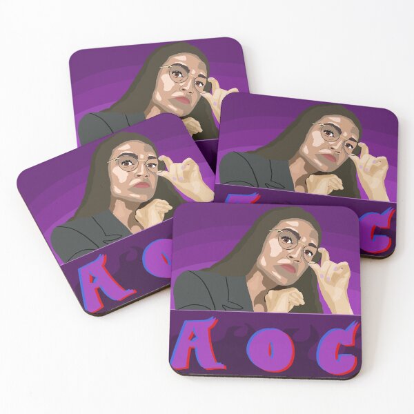 Item preview, Alexandria Ocasio-Cortez designed and sold by ActuallyAntag.