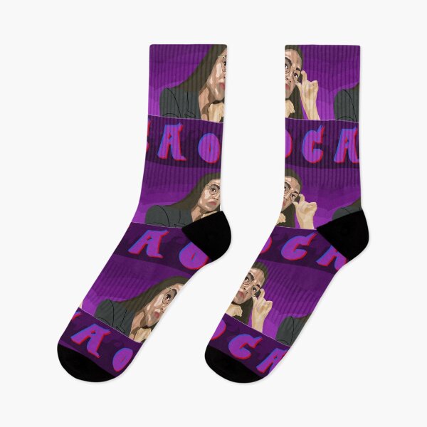 Item preview, Alexandria Ocasio-Cortez designed and sold by ActuallyAntag.