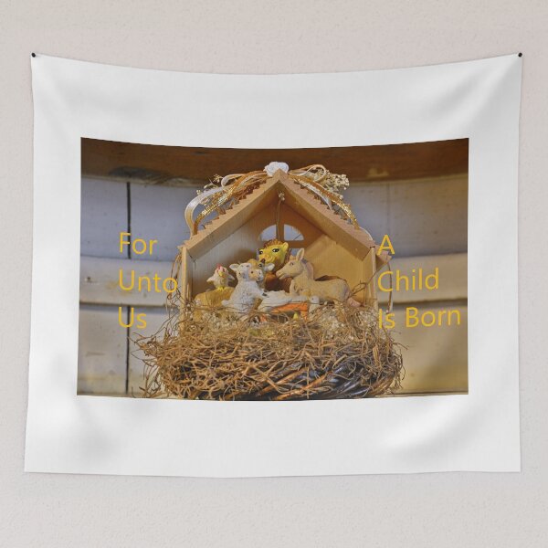Item preview, For Unto Us A Child Is Born designed and sold by LisaWootenPhoto.