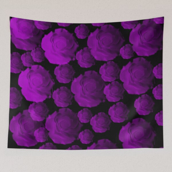 Aperçu de l'œuvre Tieye gothique roses violettes créée et vendue par mindgoop.