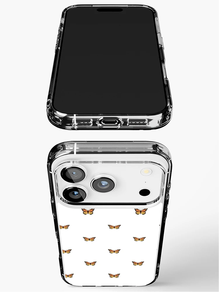 Aperçu 3 sur 5. Coque iPhone avec l'œuvre papillon créée et vendue par CatsyDesign.