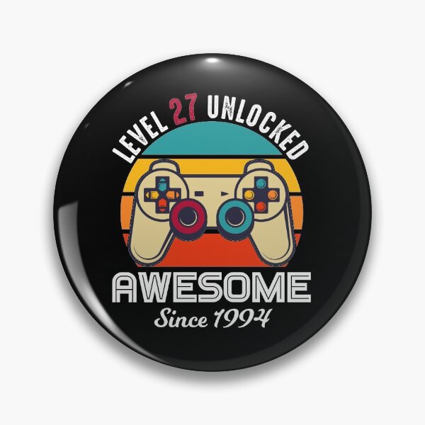 Item preview, Level 27 Unlocked Birthday Awesome Since 1994 designed and sold by RandomStuffShop.