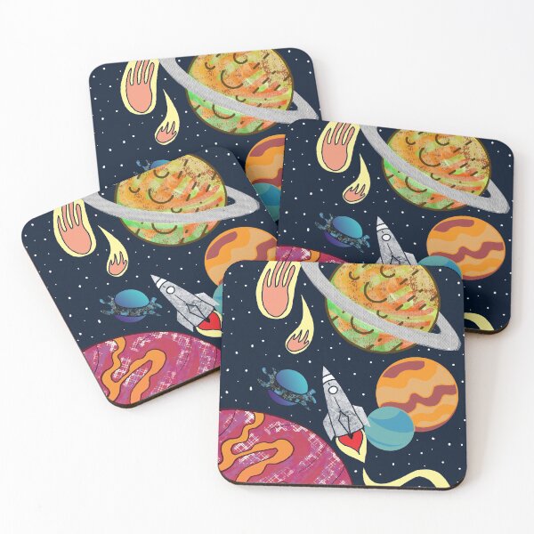 Item preview, Rocket shooting through space designed and sold by Catherine  Milchard.