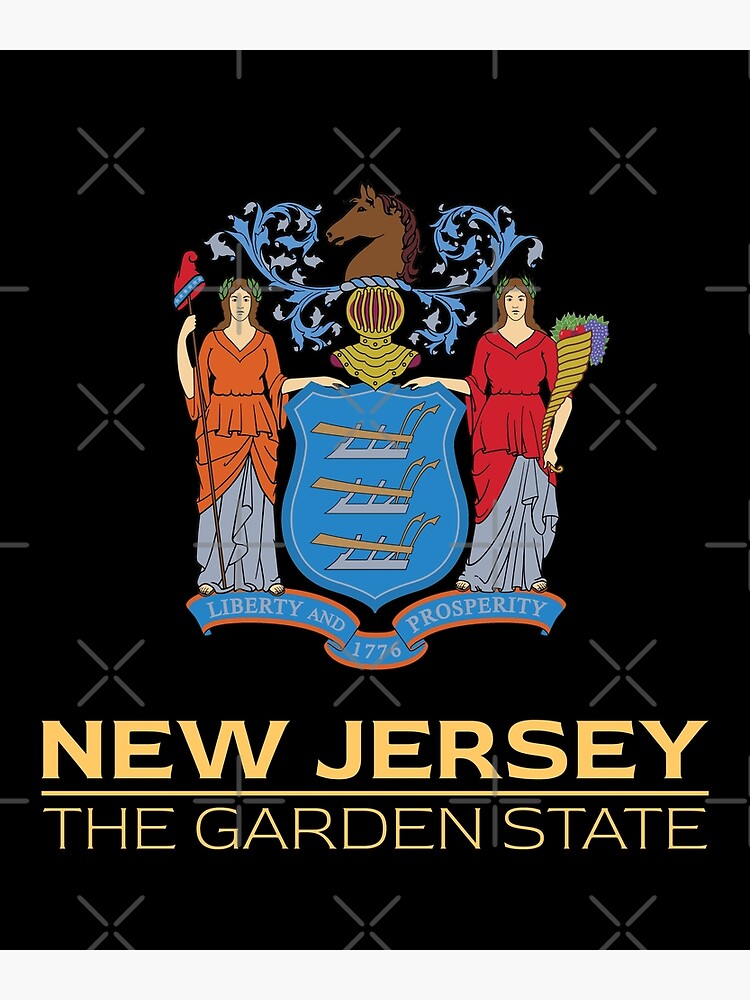 "STATE OF NEW JERSEY -- THE GARDEN STATE" Poster For Sale By ...