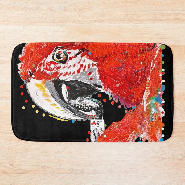 Item preview, Head the Parrot red designed and sold by nataliakuruch.