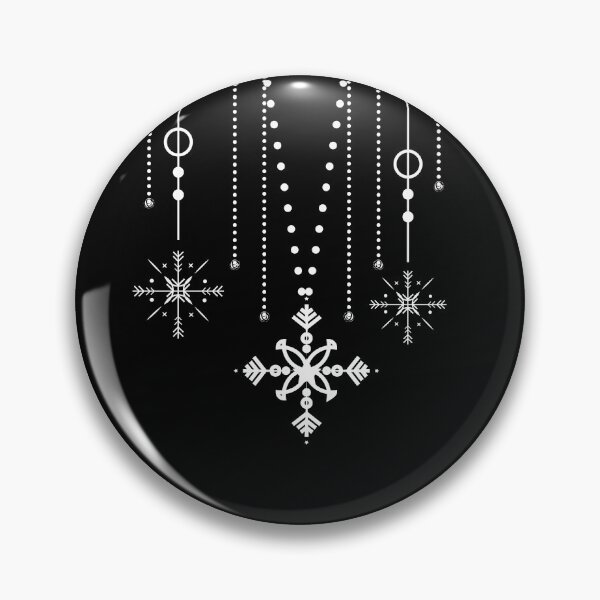 Item preview, Snowflakes on Black designed and sold by RedRubi.