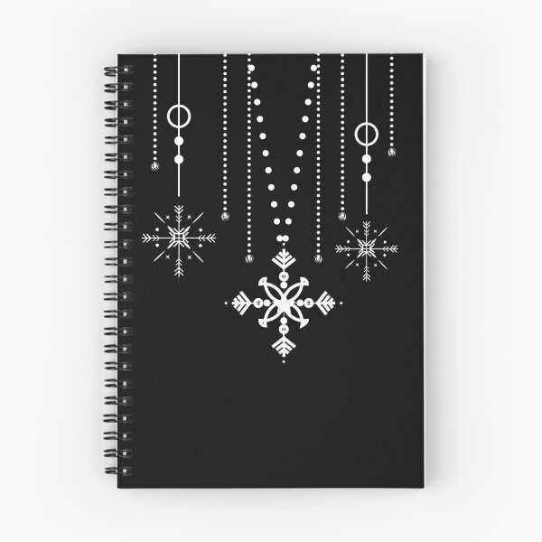 Item preview, Snowflakes on Black designed and sold by RedRubi.