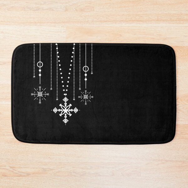 Item preview, Snowflakes on Black designed and sold by RedRubi.