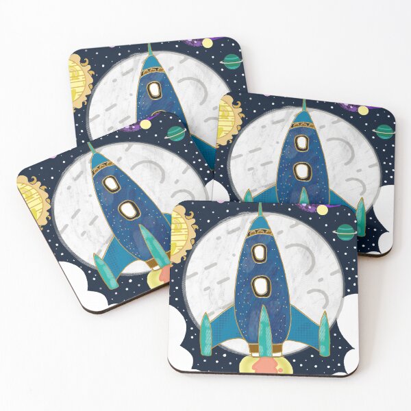 Item preview, Rocket blasting off designed and sold by Catherine  Milchard.