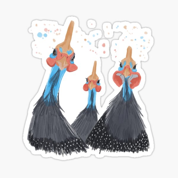 Item preview, Trio Guinea Fowl designed and sold by UpYourSelf.