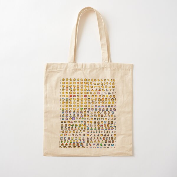 emoji Cotton Tote Bag