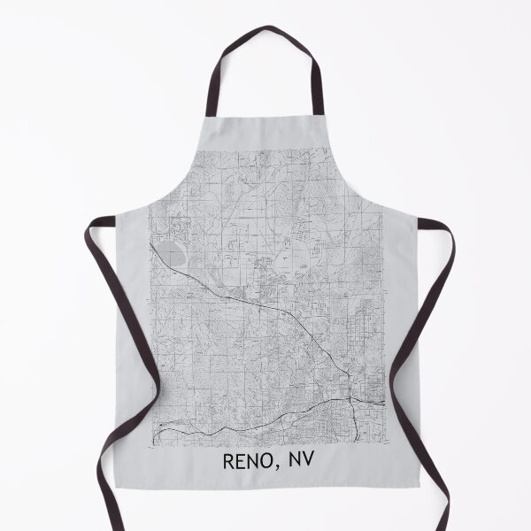 Item preview, Reno, NV Quad Topographical Map Grey designed and sold by PGHPhotoCo.