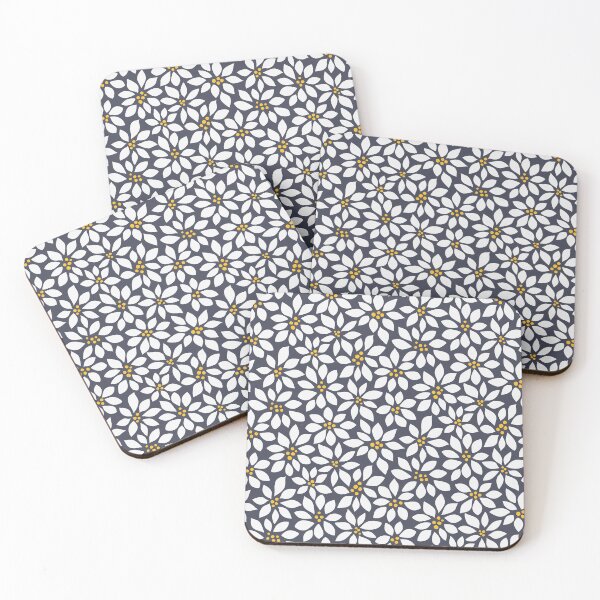Item preview, lorelai_white flowers on blue designed and sold by quinnhopp.
