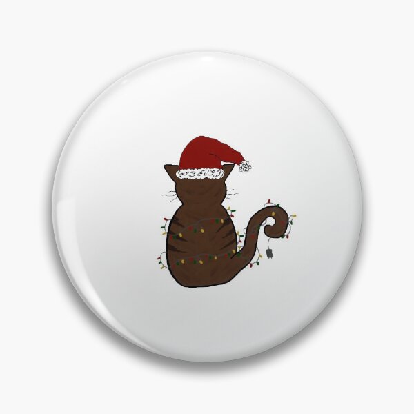 Item preview, Christmas Lights Kitty  designed and sold by Cassandra Chung.