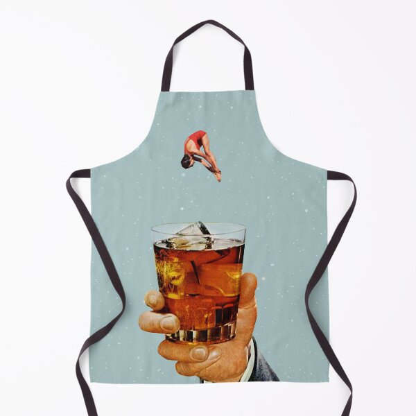 Item preview, Quarantine drink collage art designed and sold by CollageSoul.