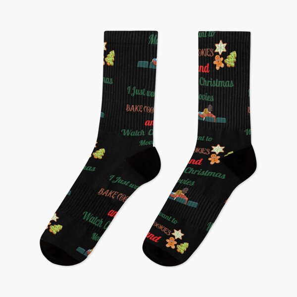 Item preview, I Just Want To Bake Cookies and Watch Christmas Movies  designed and sold by Trendi61.