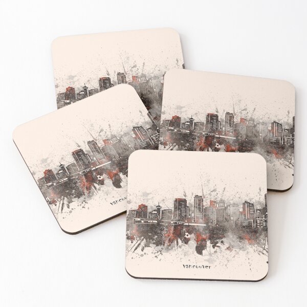 Item preview, vancouver skyline designed and sold by BekimART2.
