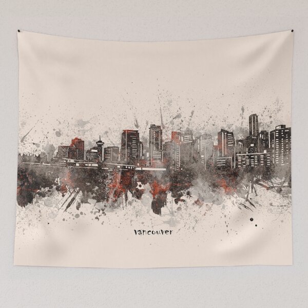 Item preview, vancouver skyline designed and sold by BekimART2.