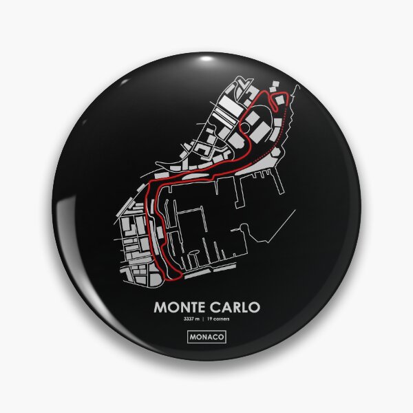 Artikelvorschau, MONTECARLO - MONACO STRECKENKARTE 2.0 ROT entworfen und verkauft von andreanastasio.