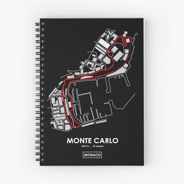 Item preview, MONTECARLO - MONACO TRACK MAP 2.0 RED designed and sold by andreanastasio.