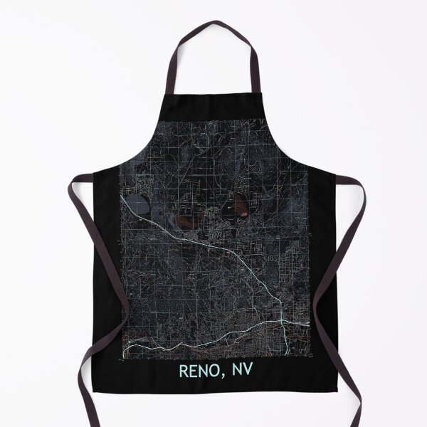Item preview, Reno, NV Quad Topographical Map Dark designed and sold by PGHPhotoCo.
