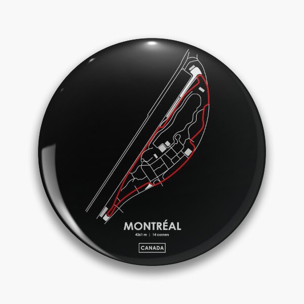 Item preview,  MONTREAL - CANADA TRACK MAP 2.0 RED designed and sold by andreanastasio.
