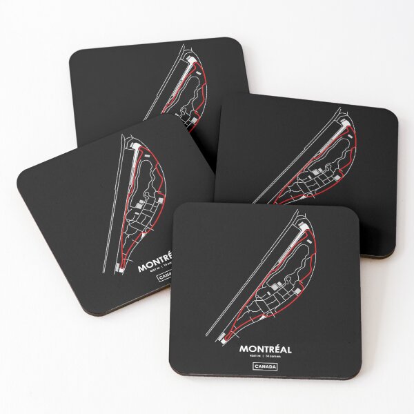 Item preview,  MONTREAL - CANADA TRACK MAP 2.0 RED designed and sold by andreanastasio.
