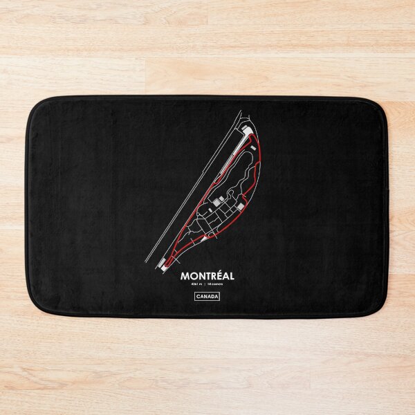 Item preview,  MONTREAL - CANADA TRACK MAP 2.0 RED designed and sold by andreanastasio.