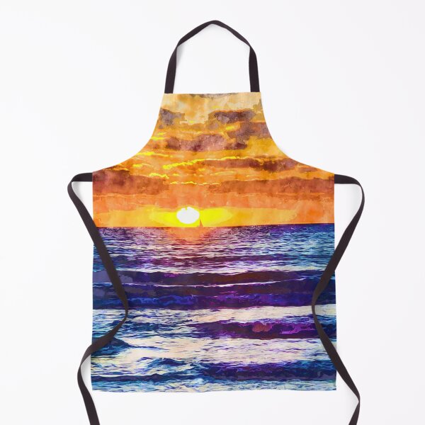 Item preview, A Boat in the Sunset - A Sea Inspired Landscape designed and sold by TheBearandBunny.